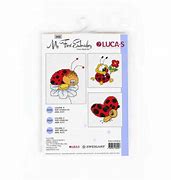 My First Embroidery X Stitch Kit Ladybugs M01 3 Beginner Designs